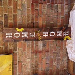Home sweet home sign